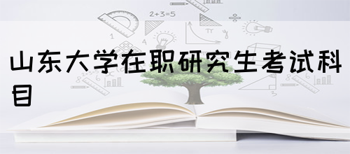 山东大学在职研究生考试科目(图1)