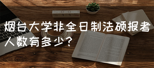 烟台大学非全日制法硕报考人数有多少？